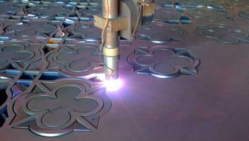 Laser Cut Design in Stainless Steel